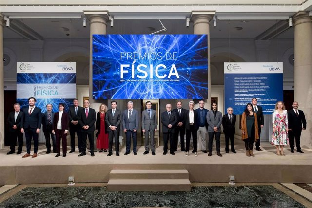 Ceremonia de entrega de los Premios de Física RSEF-Fundación BBVA de 2020 y 2021