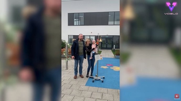 Una niña vence al cáncer días antes de Navidad