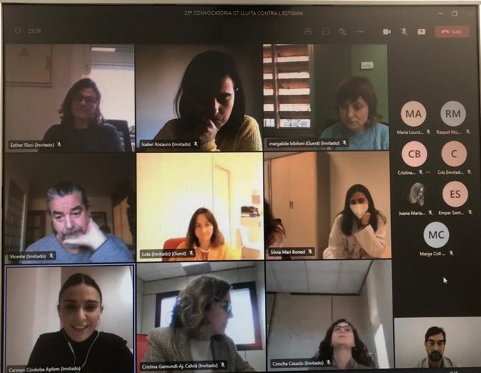 Reunión del Grupo de Trabajo de Lucha contra el Estigma de Baleares.
