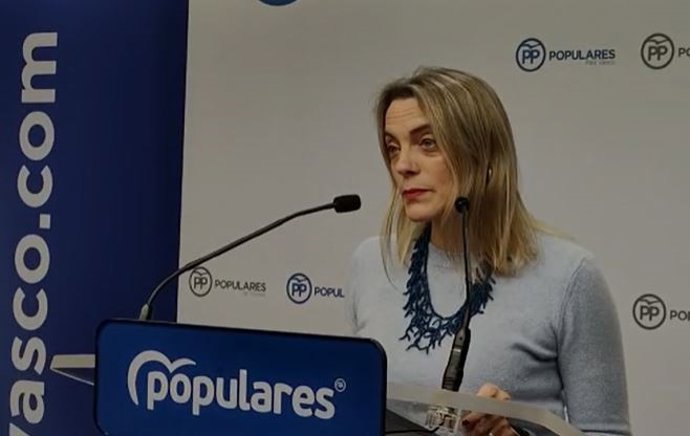 La presidenta del PP de Bizkaia, Raquel González.