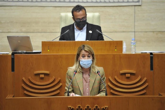 La diputada del PP Elena Nevado, en la Asamblea.