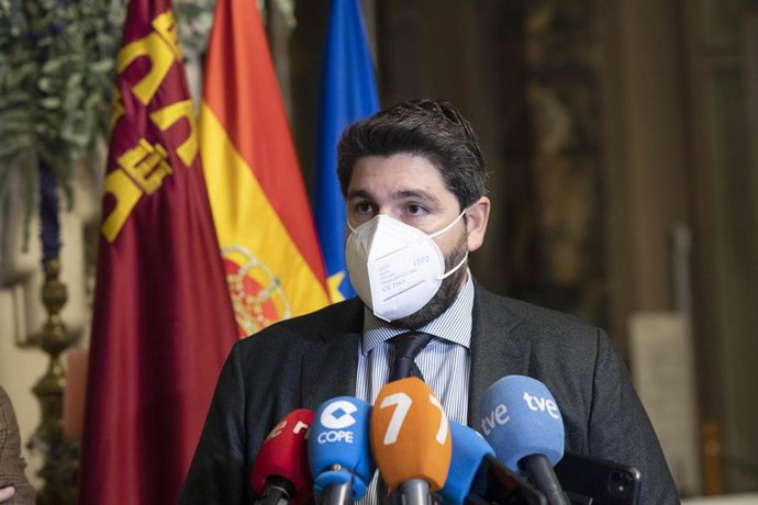 El presidente de la Comunidad, Fernando López Miras