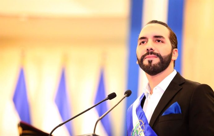 Archivo - Nayib Bukele, presidente de El Salvador