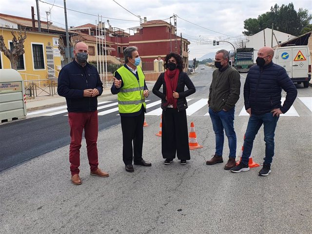El director general de Carreteras, José Antonio Fernández Lladó, visita las obras
