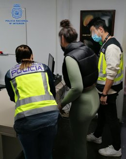 Agentes de Policía Nacional en Palma.