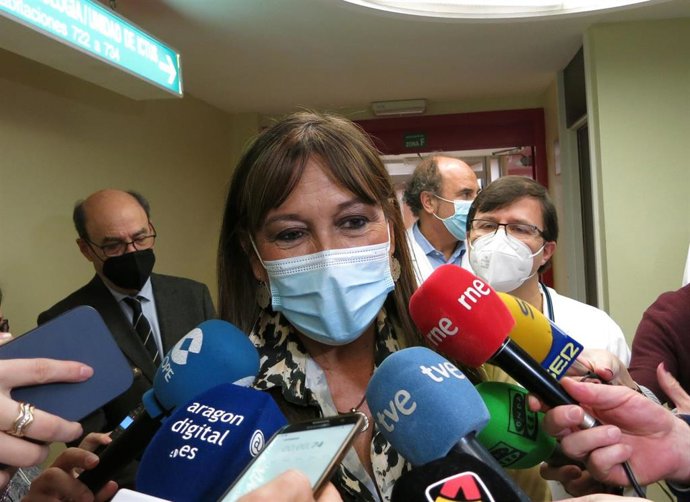 La consejera de Sanidad del Gobierno de Aragón, Sira Repollés.