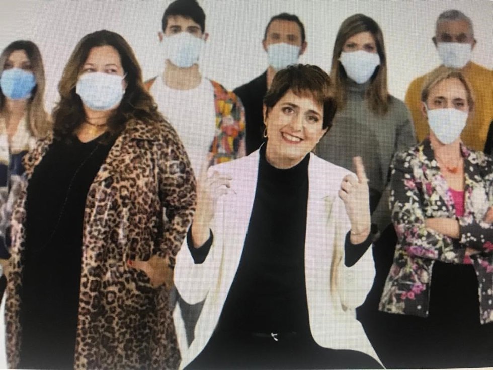 Archivo - La cabeza de lista del PNC a las elecciones, Marta Pascal, en el anuncio del 14F de su partido