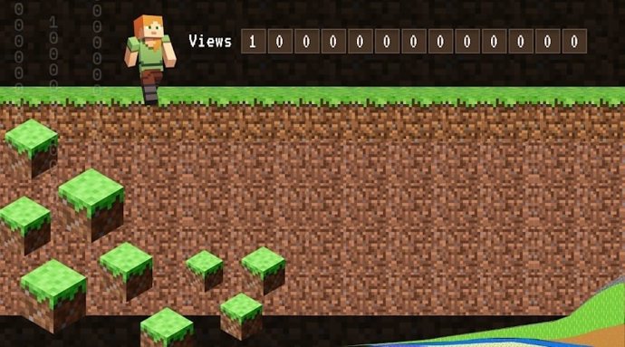Minecraft supera el billón de visualizaciones en YouTube.