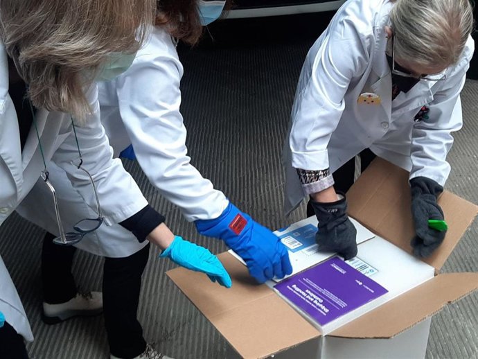 Recepción de vacunas