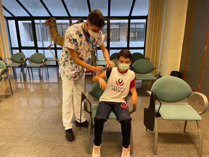 Vacunación en el Hospital Universitario de Gran Canaria Doctor Negrín