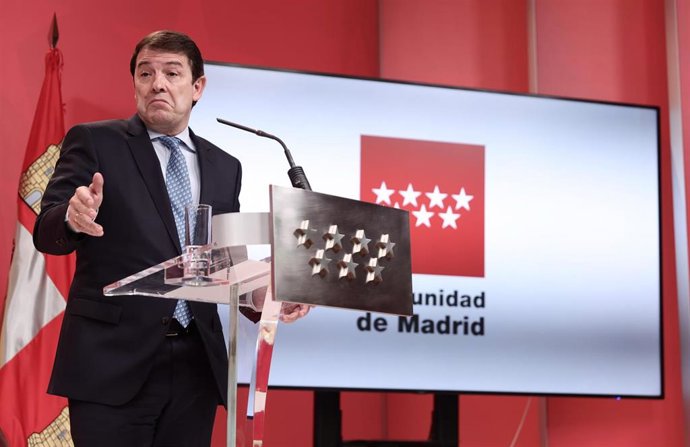 El presidente de la Junta de Castilla y León, Alfonso Fernández Mañueco