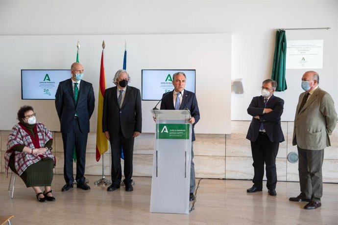 El consejero de la Presidencia, Administración Pública e Interior de la Junta de Andalucía, Elías Bendodo.