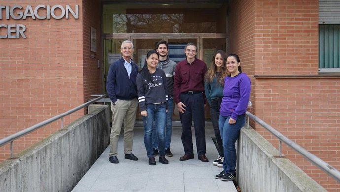 Científicos del CIC de Salamanca participantes en la investigación.