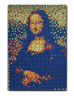 Invader - Rubik Mona Lisa (2005), sold for $520,000 by Artcurial on February 23, 2020