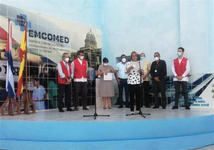 España dona a Cuba, a través de AECID, dos toneladas de medicamentos para tratar a pacientes críticos de COVID-19