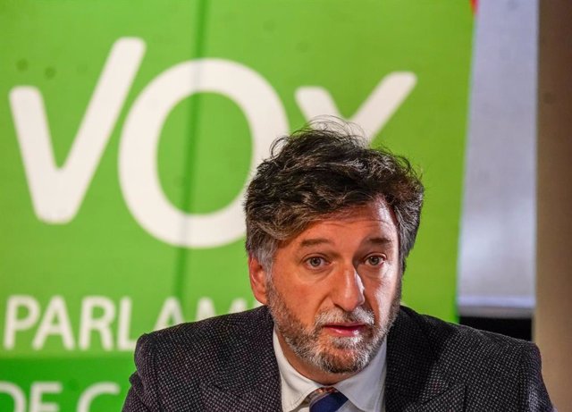 El portavoz de Vox en el Parlamento de Cantabria, Cristóbal Palacio