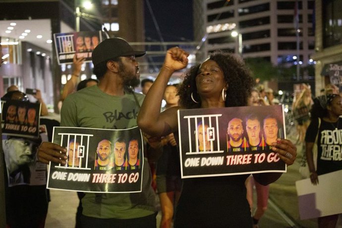 Protestas contra los agentes de la Policía de Mineápolis implicados en la muerte de George Floyd.
