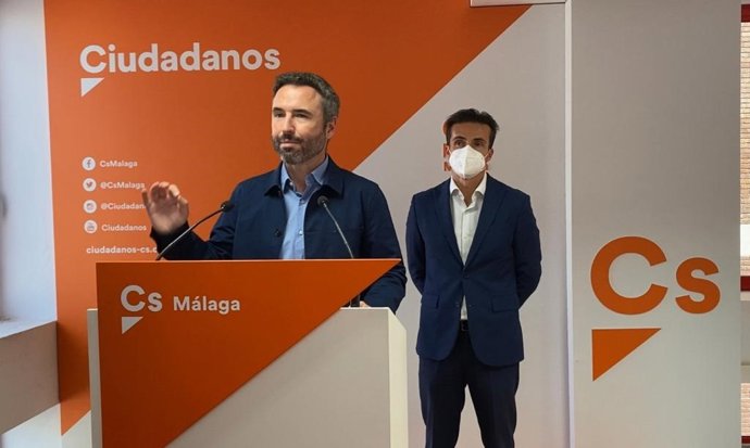 Archivo - El coordinador de Ciudadanos en Málaga y diputado nacional, Guillermo Díaz,