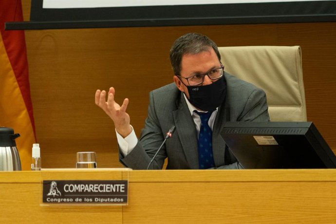 El secretario general de Industria y Pyme, Raül Blanco, en el Congreso