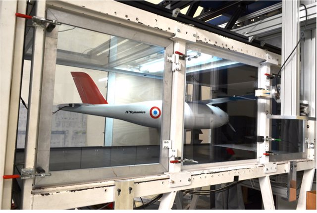 H3 Dynamics conducts wind tunnel tests of a scale-model hydrogen aircraft at ISAE-SUPAERO Toulouse