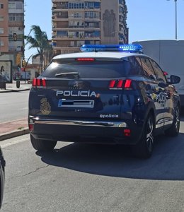 Un coche de la Policía Nacional