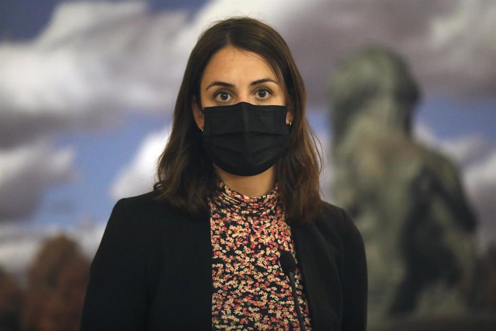 La portavoz de Más Madrid en el Ayuntamiento, Rita Maestre, en una sesión plenaria del Ayuntamiento de Madrid.