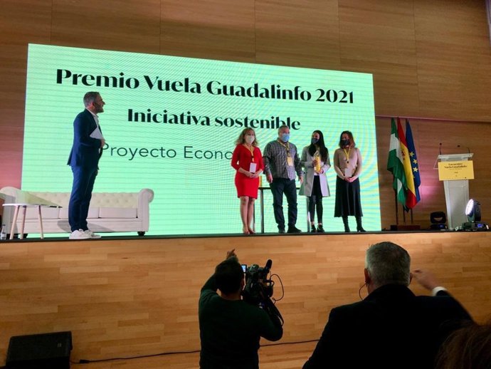 La diputada delegada de Innovación, Municipios Inteligentes y Transformación Digital de la Diputación de Cádiz, Isabel Gallardo, durante el Encuentro Vuela Guadalinfo 2021.