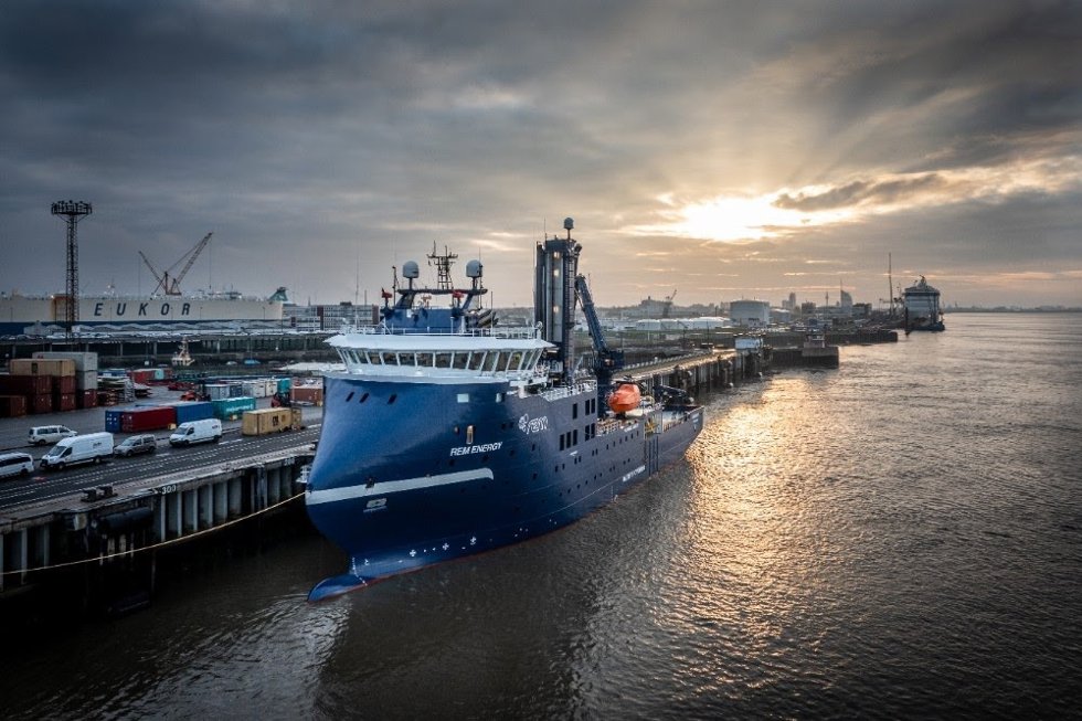 El REM Energy que Siemens Gamesa utiliza para el mantenimiento de proyectos eólicos marinos y que puede utilizar hidrógeno verde