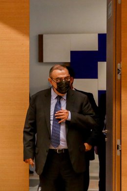 Archivo - El exjefe de la Unidad Central de Apoyo Operativo (UCAO) de la Policía Nacional Enrique García Castaño en el Congreso de los Diputados