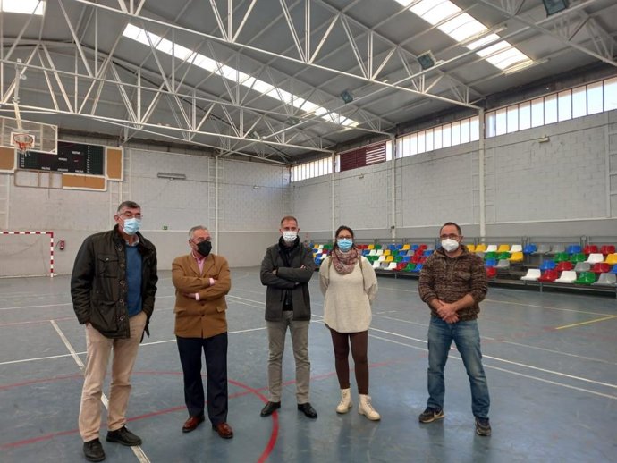 Jiménez en su visita al municipio de Gérgal