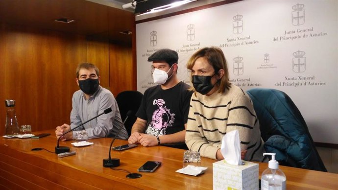 Daniel Ripa, David Sampedro y Covadonga Tomé.