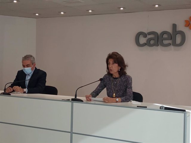 La presidenta de CAEB, Carmen Planas.