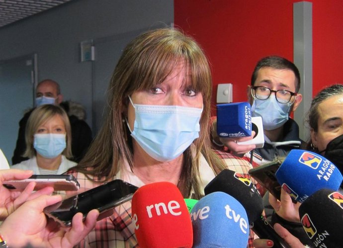 La consejera de Sanidad del Gobierno de Aragón, Sira Repollés.