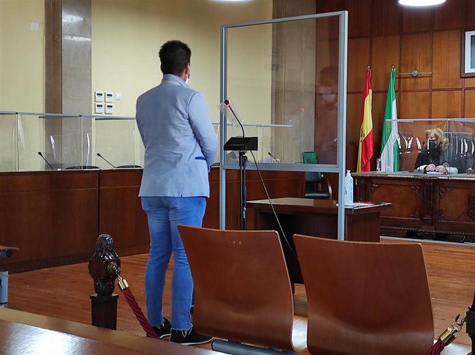 El acusado durante el juicio