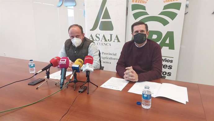 Asaja y UPA esperan llegar a los 200 tractores en su manifestación convocada para este lunes en Cuenca.