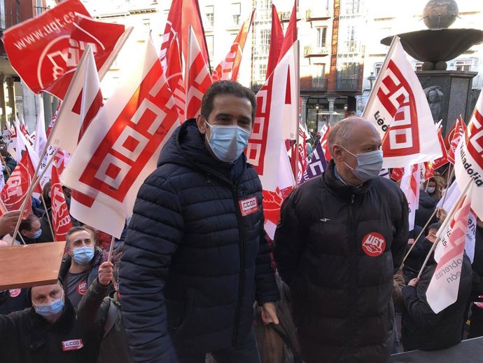 Vicente Andrés y Faustino Temprano en Valladolid.