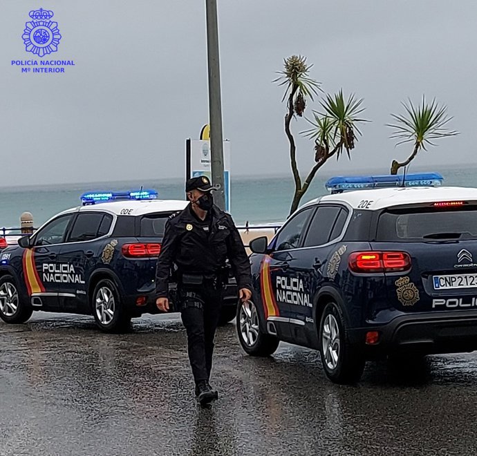 Policía en la zona de Mataleñas
