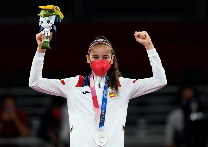 Archivo - Adriana Cerezo, subcampeona olímpica en teakwondo en los Juegos de Tokyo 2020. 