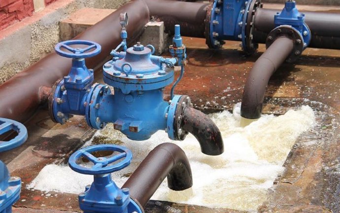 Archivo - Imagen de archivo del alcantarillado de Valncia.