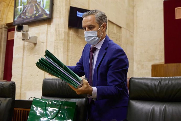 El consejero de Hacienda y Financiación Europea, Juan Bravo, en una imagen de 24 de noviembre.