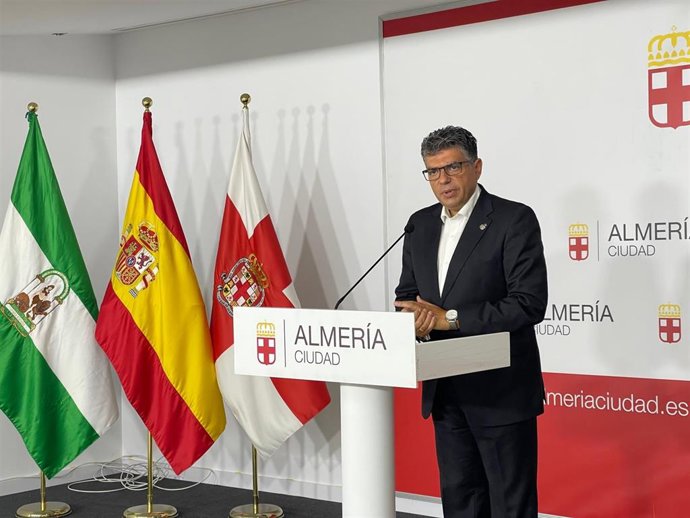 El portavoz de Cs en el Ayuntamiento de Almería, Miguel Cazorla.