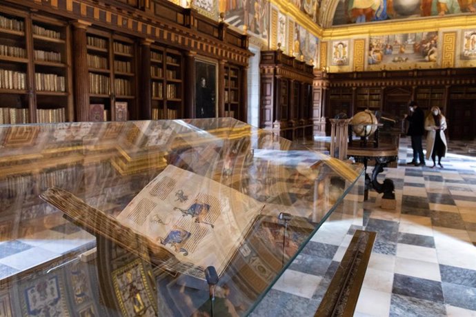 Imagen de archivo de la Real Biblioteca del Monasterio de San Lorenzo de El Escorial (Madrid)