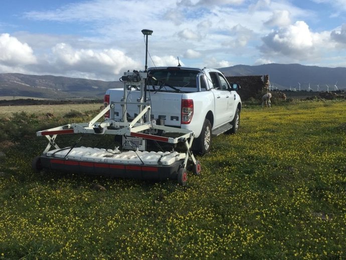 Búsqueda de la fosa con cuatro mujeres en la finca Vico de Facinas en Tarifa
