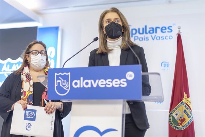Las junteras del PP de Álava Ana Morales y Marta Alaña