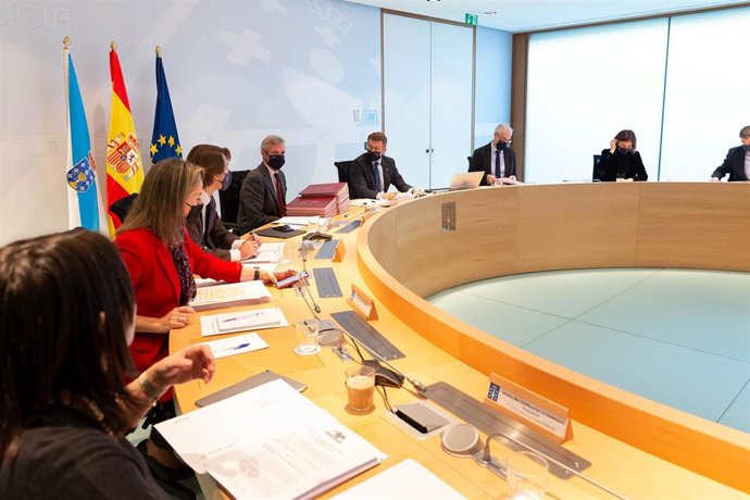 Feijóo preside el Consello de la Xunta.
