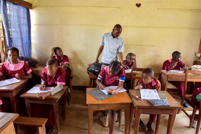 Una escuela en Yaundé, capital de Camerún.