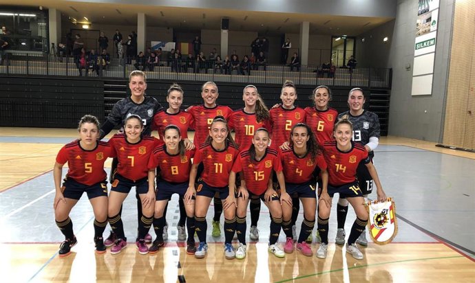 Archivo - La selección española femenina de fútbol sala