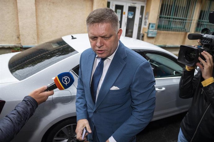 Archivo - El exprimer ministro eslovaco Robert Fico