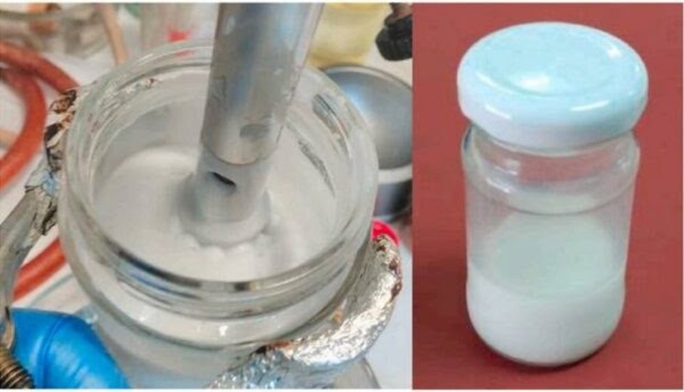 Obtienen un fluido estable para almacenamiento de energía y para uso en cosmética y dermatología
