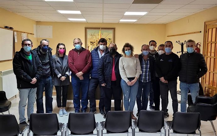 Reunión del PAR en Villafranca del Campo (Teruel).